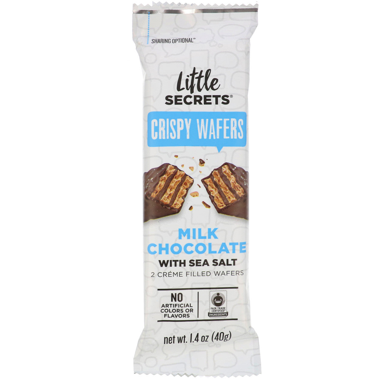 LTTL CRSPY WFR MLK CHOC ( 12 X 1.4 OZ   )