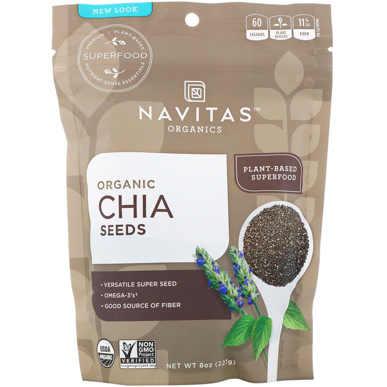 NAV CHIA SEEDS ( 12 X 8 OZ   )