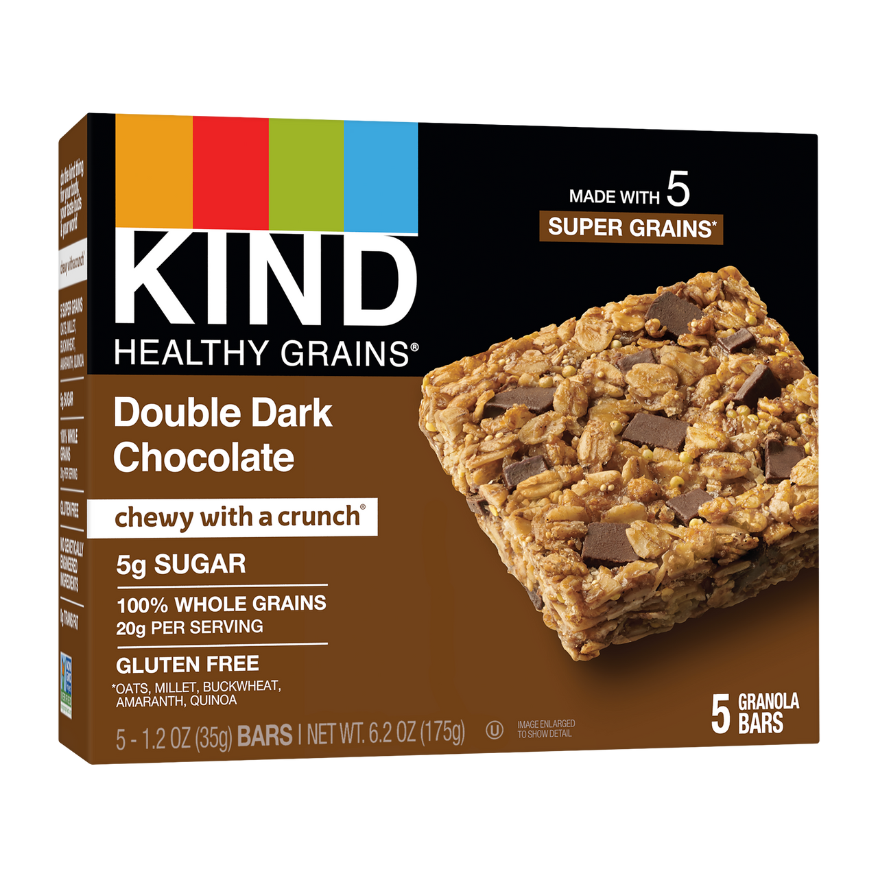 KIND DBL DK CHOC BAR ( 8 X 5 PACK )