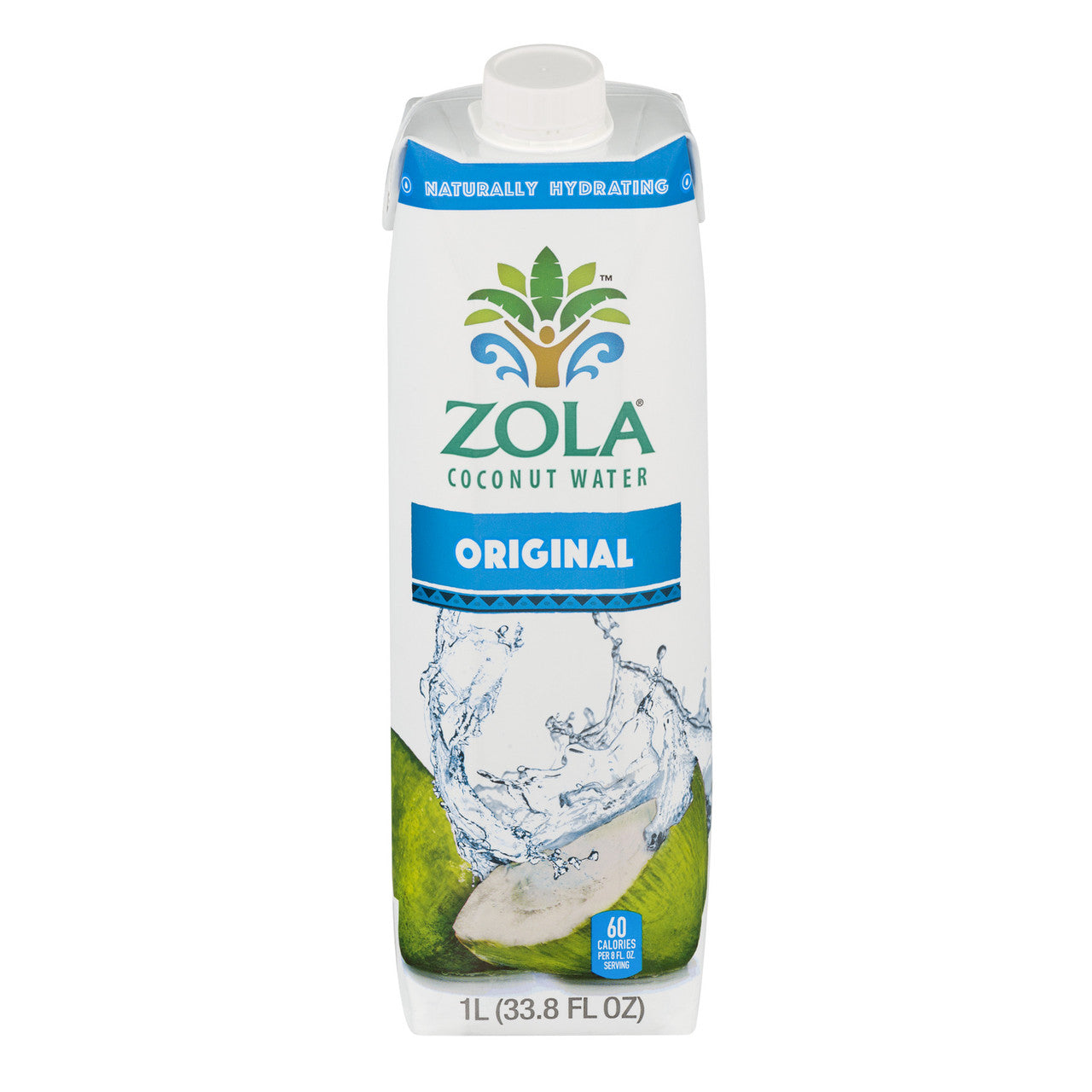 ZOLA 100% NAT CNUT WATER ( 12 X 33.8 OZ   )