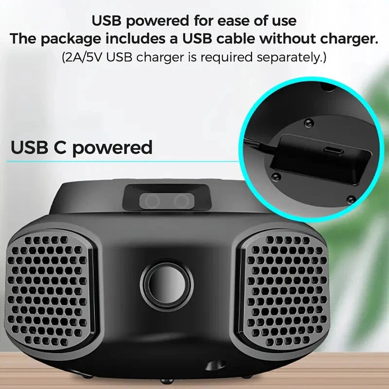 Ultrasonic Pest Repeller Plug-In Indoor Mouse Rodent Insect Control 3 Modes Safe