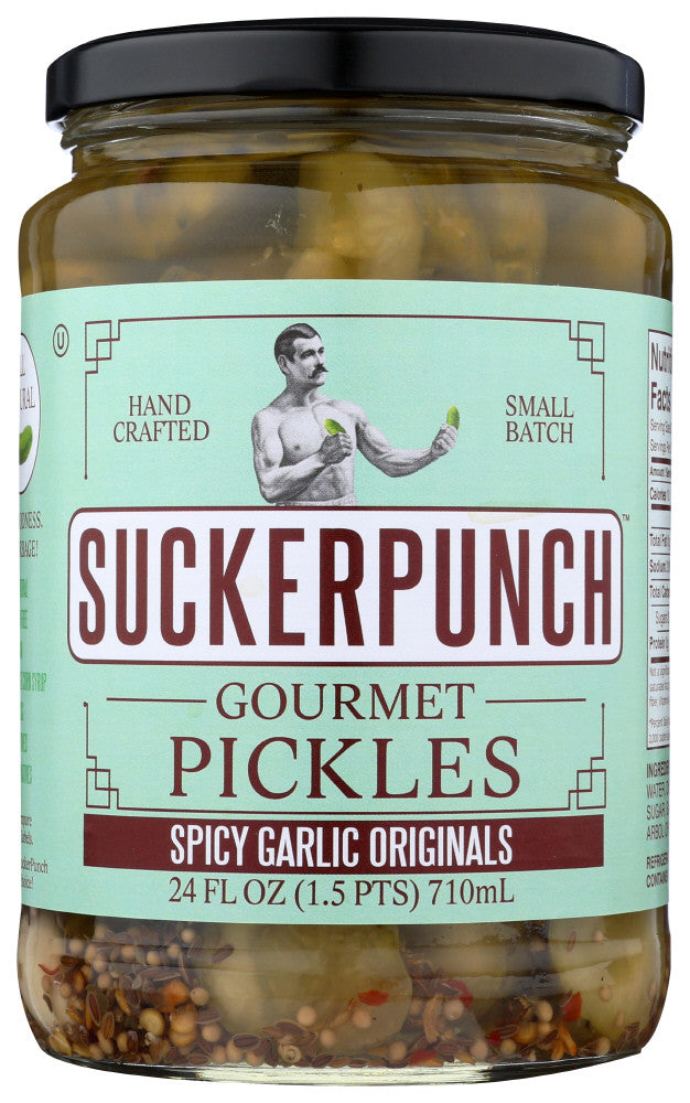 SKRPNCH PKLS SPCY GARLIC ( 6 X 24 OZ   )