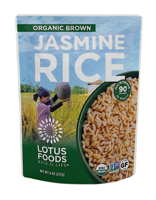 OG2 LOTUS BROWN JAS RICE ( 6 X 8 OZ   )