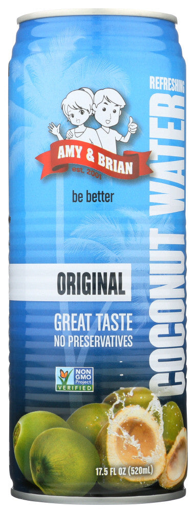 Amy & Brian Natural Coconut Juice Pulp Free (12x17.5 Oz)