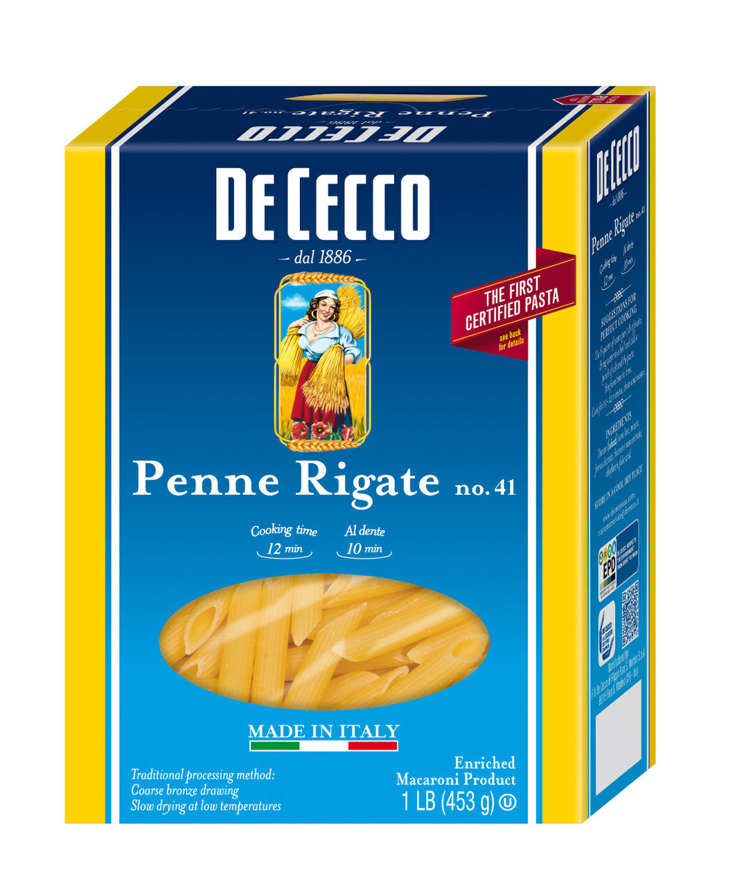 DECECCO PENNE RIGATE #41 ( 12 X 16 OZ   )