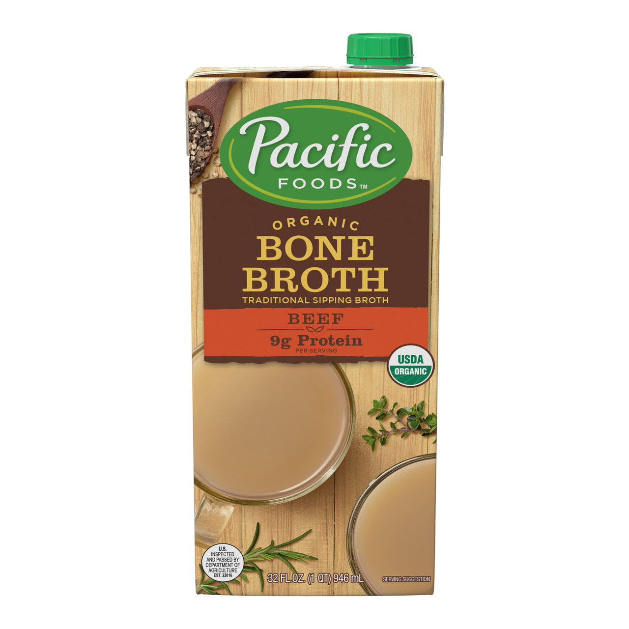OG2 BEEF BONE BROTH ( 12 X 32 OZ   )