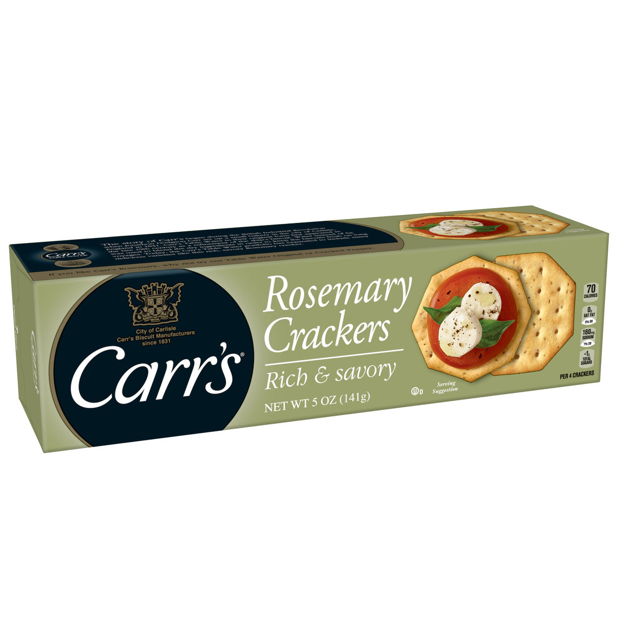 CARR CRKRS ROSEMARY ( 12 X 5 OZ   )