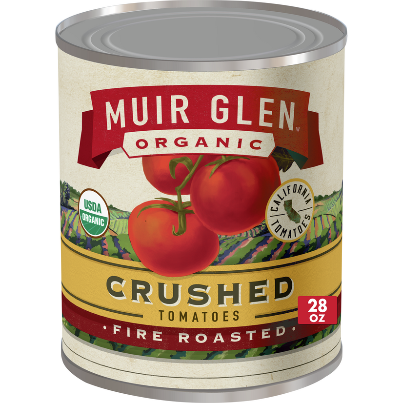 Muir Glen Crushed Fire Roasted Tomato (12x28 Oz)