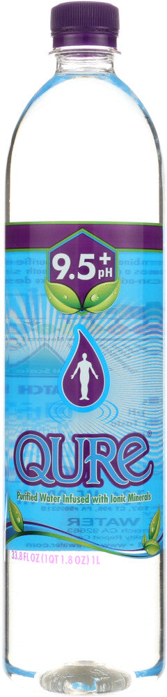 QURE ALKALINE WATER ( 12 X 33.8 OZ   )