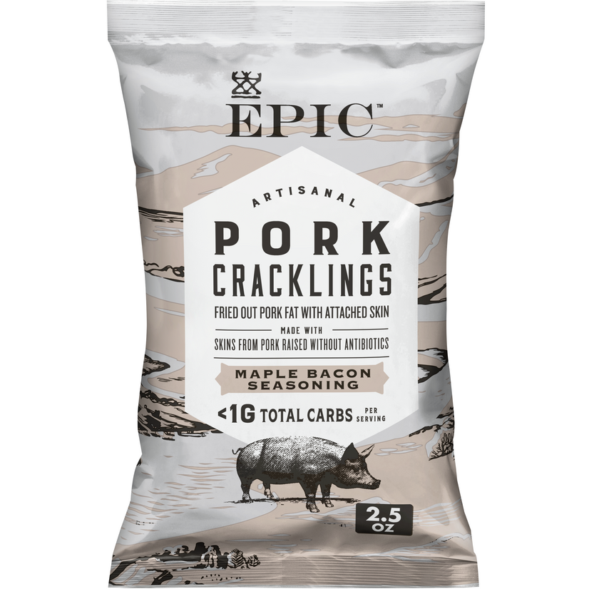 EPIC PORK CRKLNG MPL BCN ( 12 X 2.5 OZ   )
