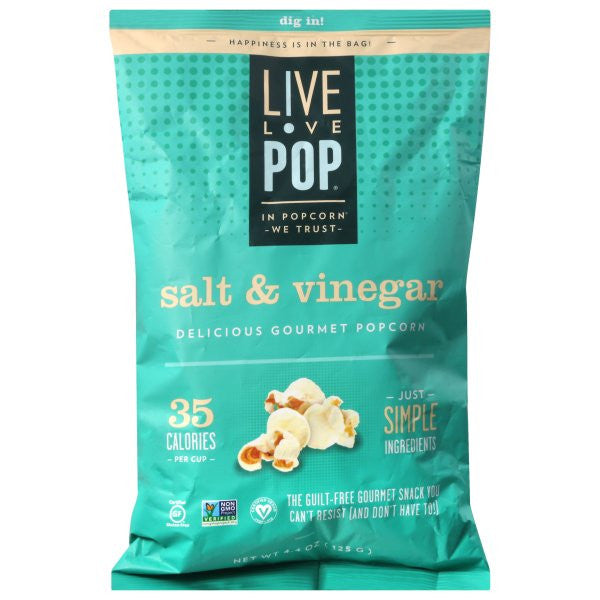 LLP POPCRN SALT & VNGR ( 12 X 4.4 OZ   )