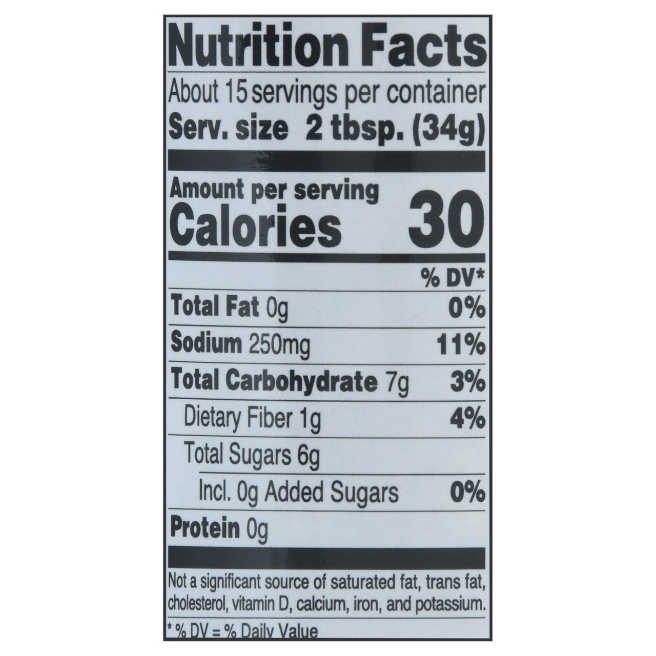 TRU FDS MPHS BBQ NO SUG ( 6 X 18 OZ   )