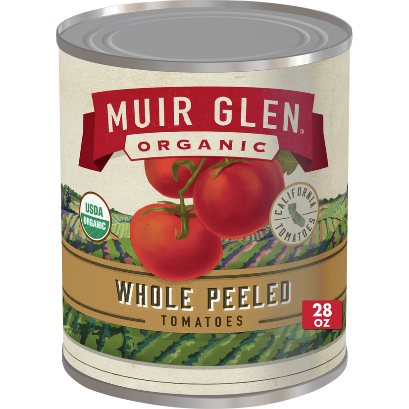 Muir Glen Whole Peeled Tomato (12x28 Oz)