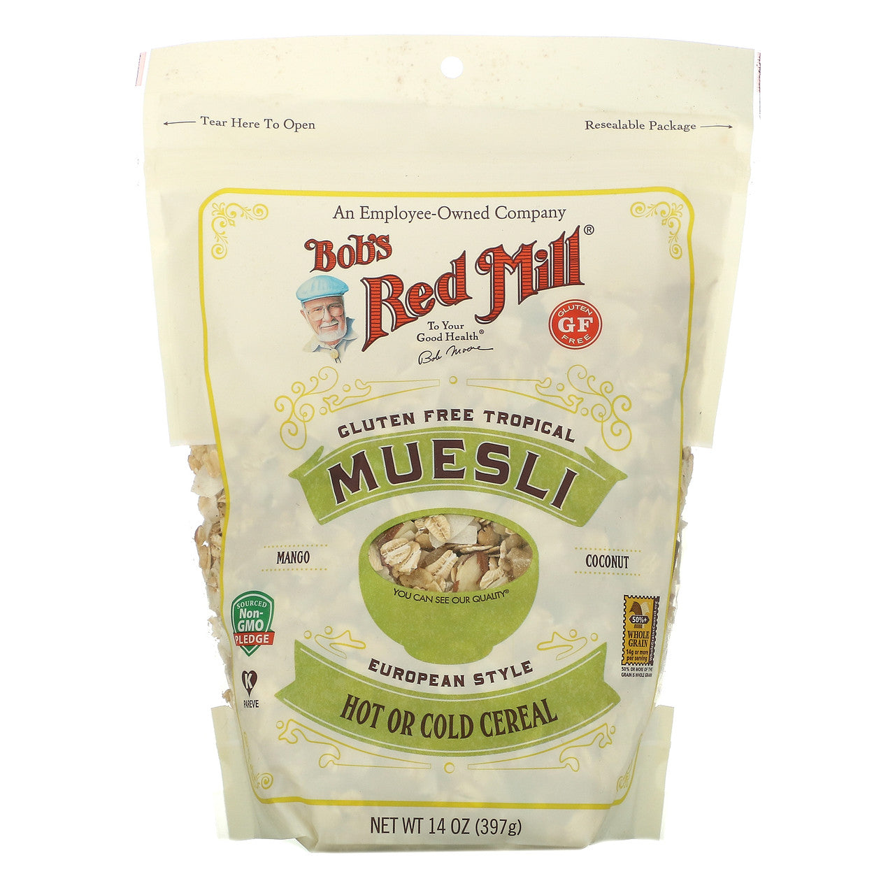 BOBS MUESLI GF TROPICAL ( 4 X 14 OZ   )