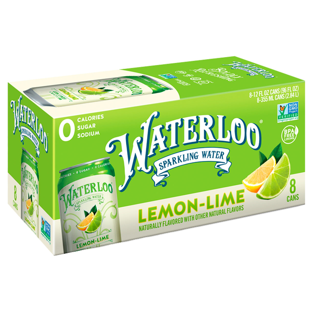 WTRLOO SPKLN WTR LEMNLME ( 3 X 8 PK   )