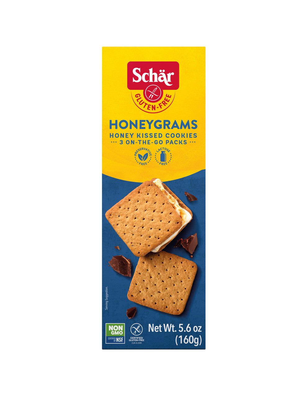Schar Cookie Honey Grams (12x5.6Oz)