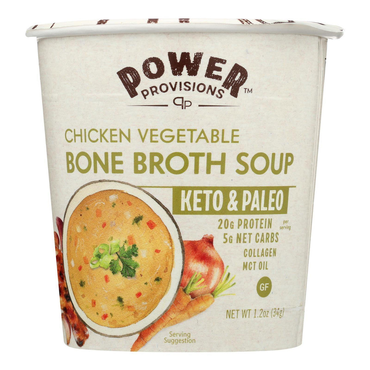 PP CHCK VEG BN BRTH SOUP ( 6 X 1.2 OZ   )
