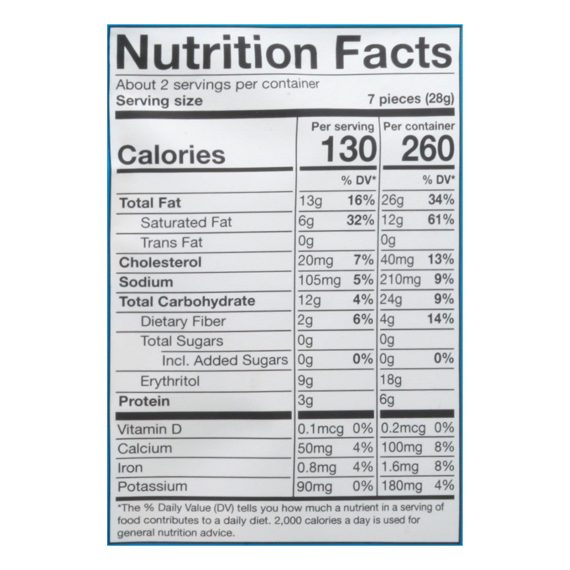 HKS KETO CHOC CHIP CKY   ( 6 X 2 OZ   )