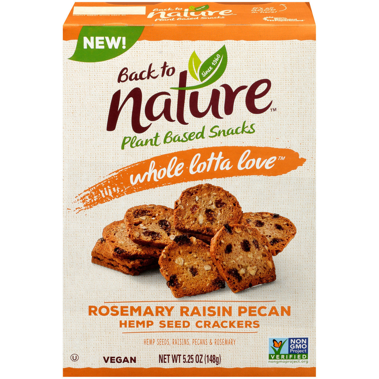 BTN RSMRY RSN PECAN CRKR ( 6 X 5.25 OZ   )