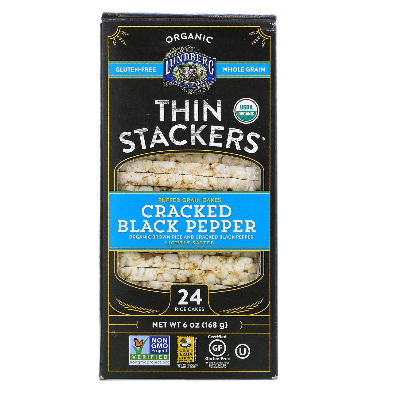 OG2 LUND BLK PEP THN STK ( 6 X 6 OZ   )