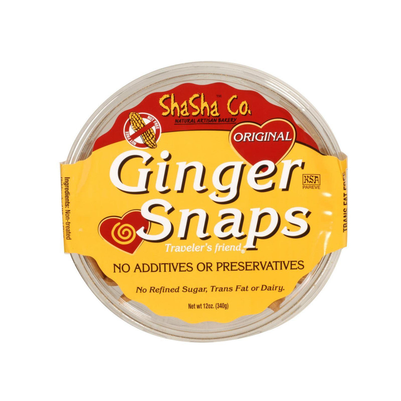 SHASHA GINGER SNAPS ( 16 X 12 OZ   )