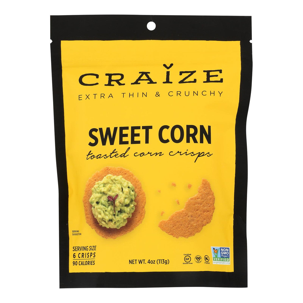 CRAIZE SWEET CORN CRISPS ( 6 X 4 OZ   )