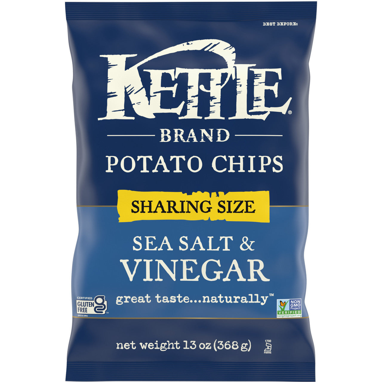 KETTLE SSLT/VINEGR CHIPS ( 9 X 13 OZ   )