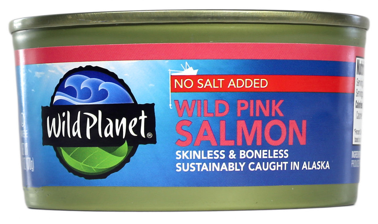 Wild Planet Alaska Pink Salmon No Salt (12x6 OZ)