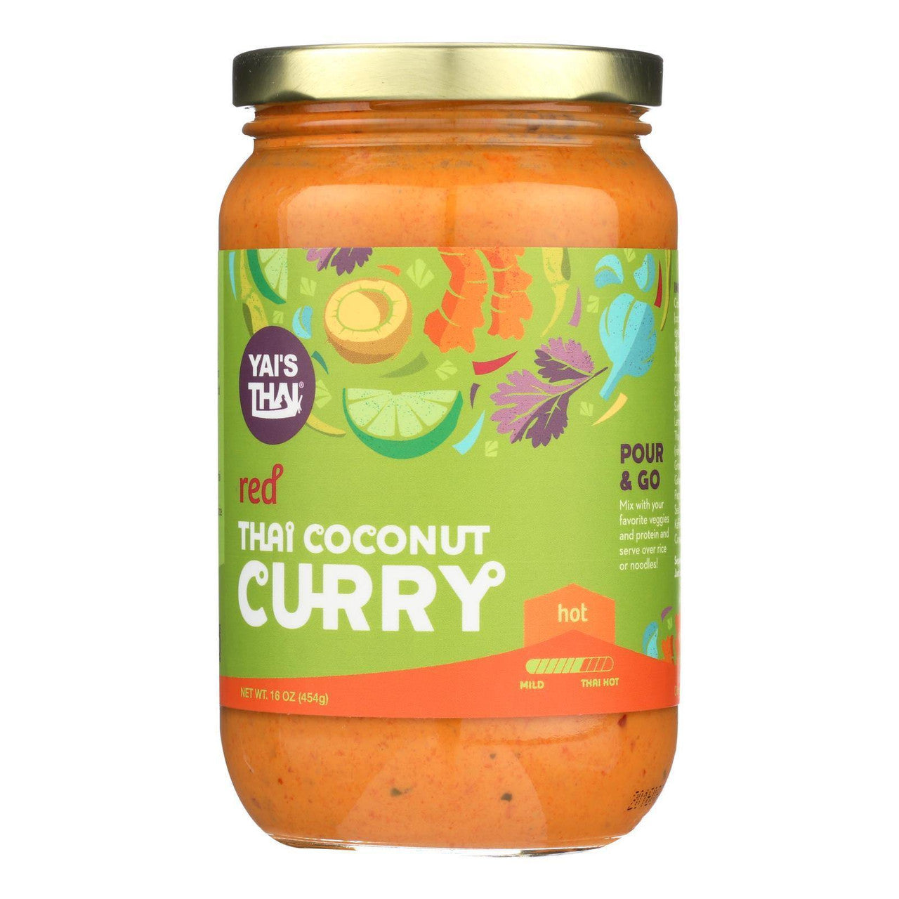 YAIS THAI CNUT CURRY RED ( 6 X 16 OZ   )