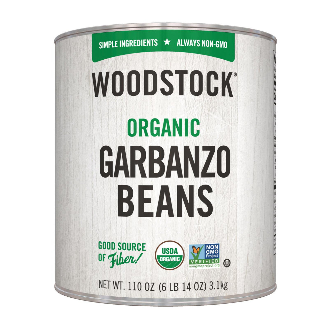OG2 WOOD GARBANZO BEANS ( 6 X 110 OZ   )