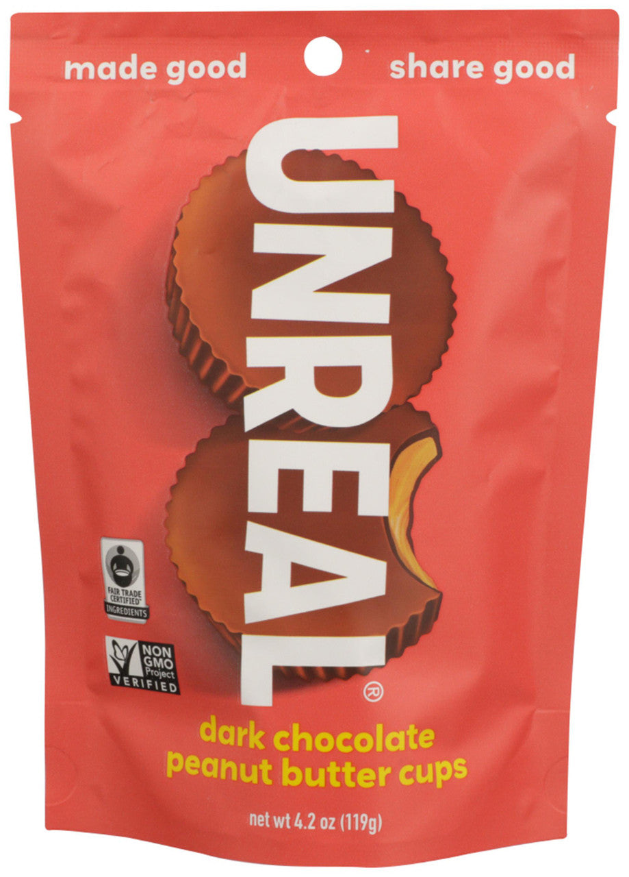 UNREAL PB CUP DRK CHOC   ( 6 X 4.2 OZ   )