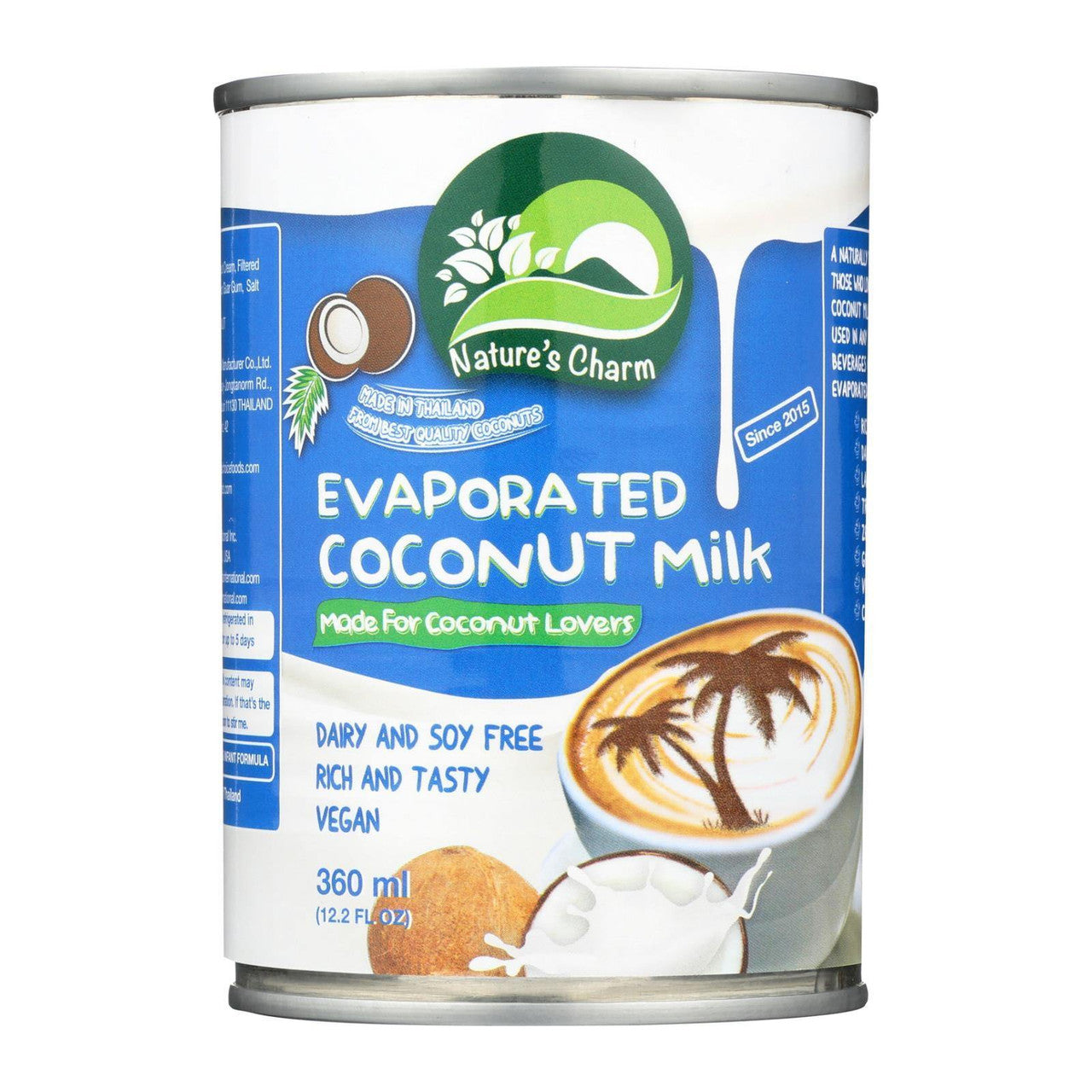 N.C EVAP COCONUT MILK ( 6 X 12.2 OZ   )