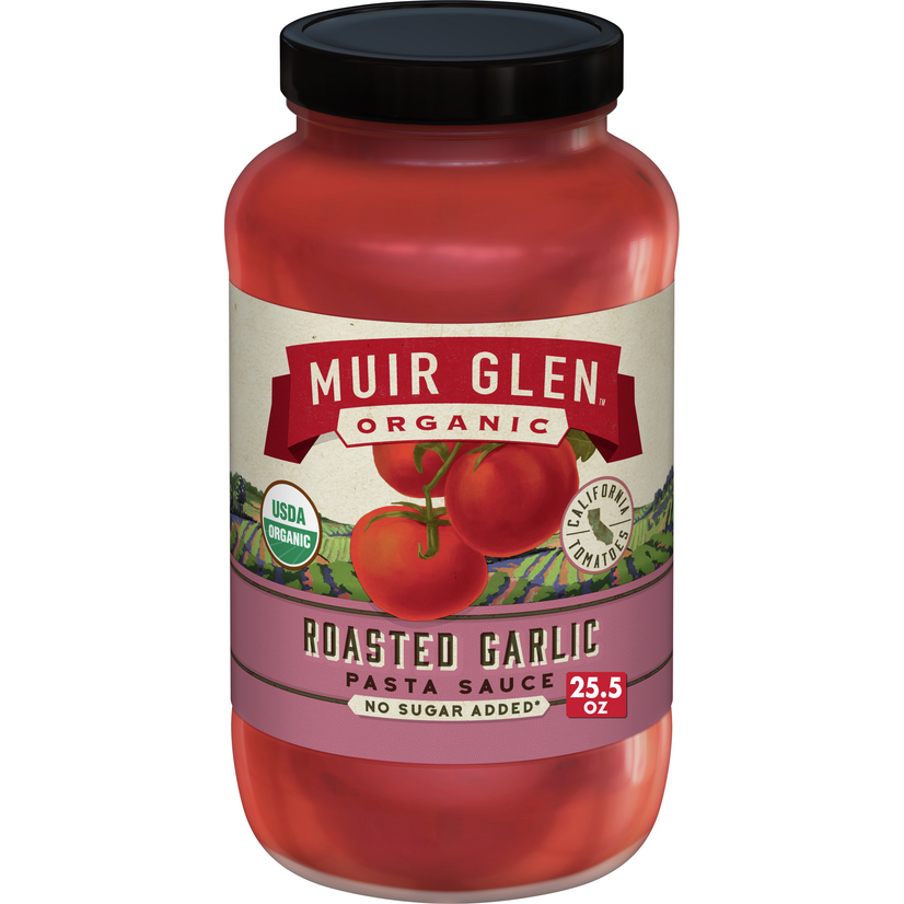 Muir Glen Fat-Free Rsted Garlic Pasta Sauce (12x25.5 Oz)