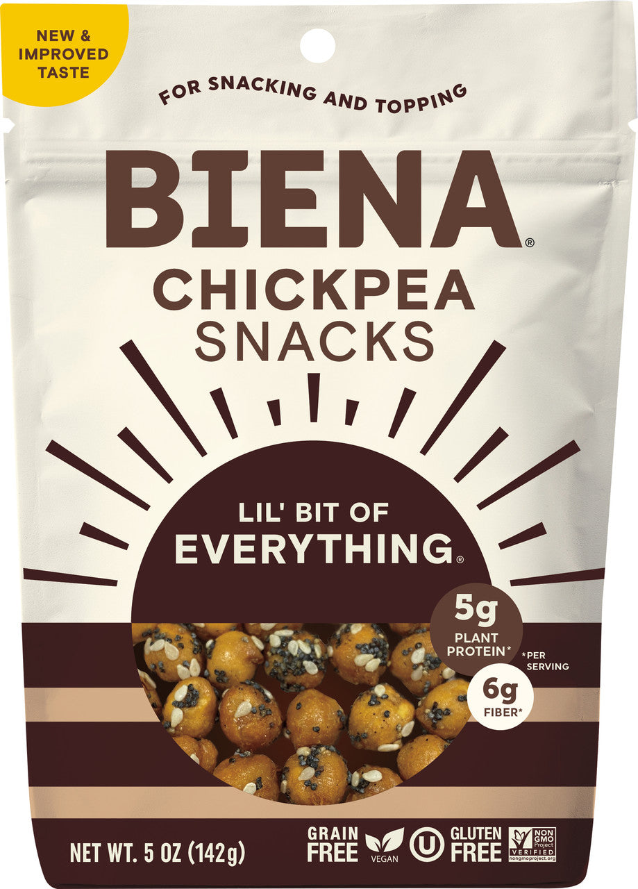 BIENA CHKPEA SNK EVRYTHN ( 8 X 5 OZ   )