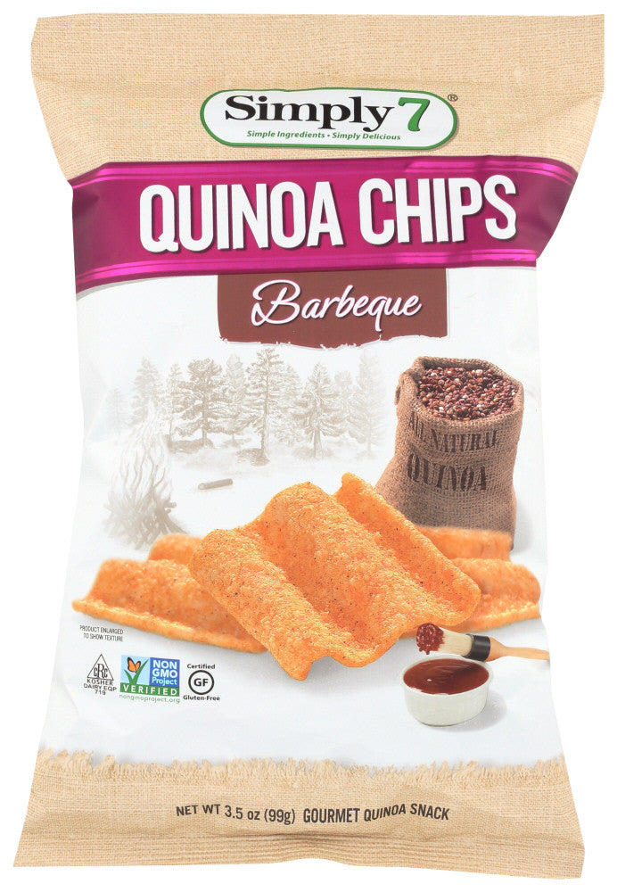 SIMPLY7 BBQ QUINOA CHIPS (8x3.50)