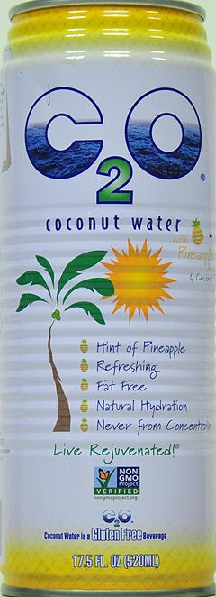 C2O CNUT WTR W/PNAP&CNUT ( 12 X 17.5 OZ   )
